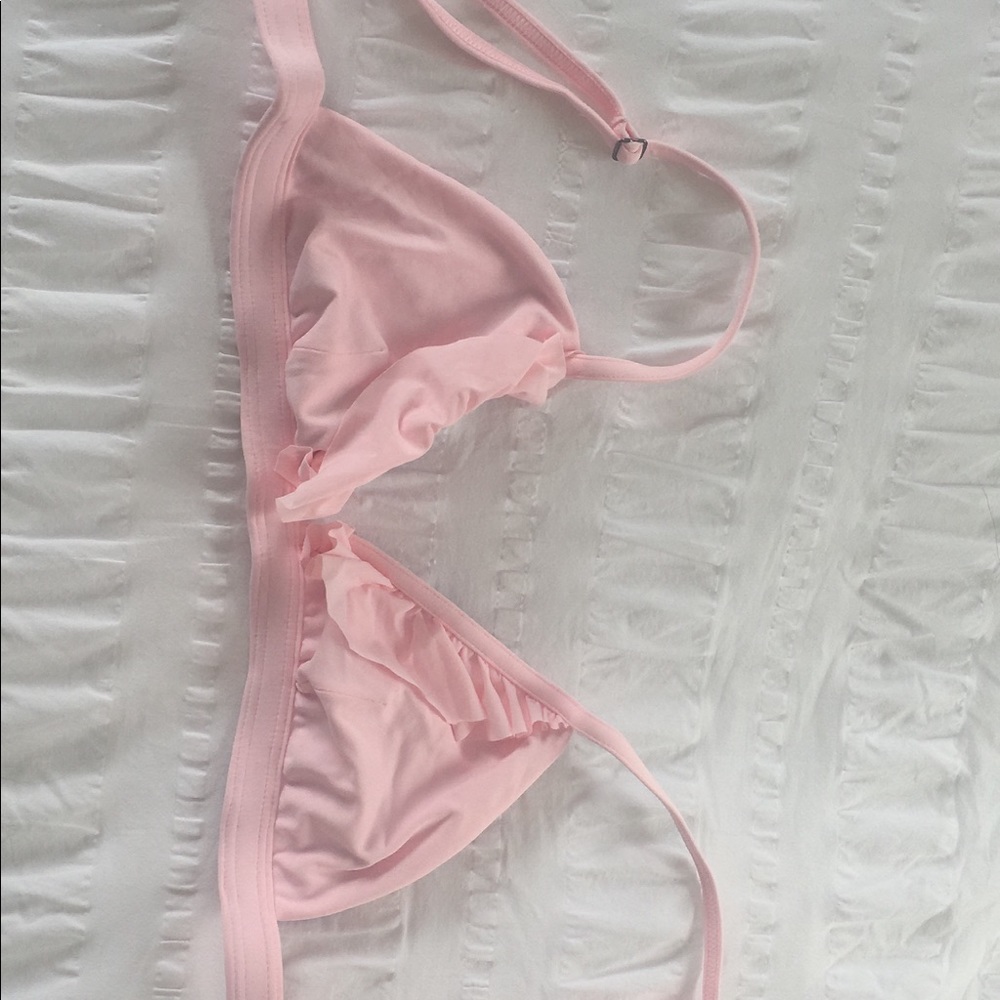 Ruffly Barbie pink Maaji swimsuit. NEVER BEEN WORN